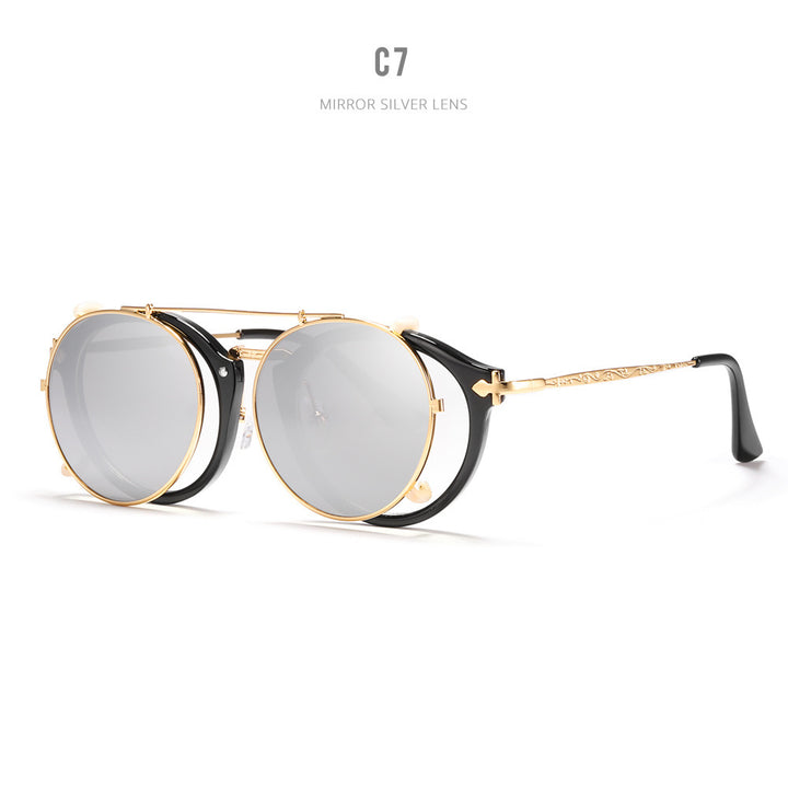 Women's Casual Plain Metal Sunglasses