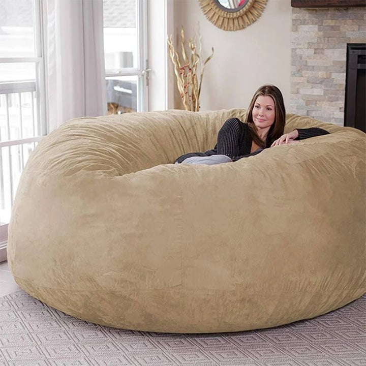 🛋️ Sink Into Comfort – The Ultimate 7FT Oversized Bean Bag Chair! ☁️