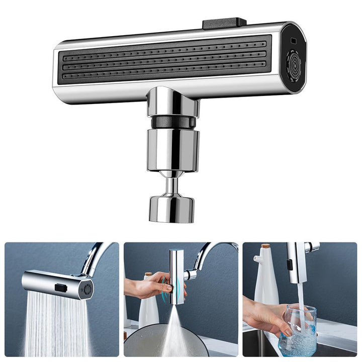 🚰 Upgrade Your Kitchen with the Ultimate 360° Rotating Waterfall Faucet! 💦