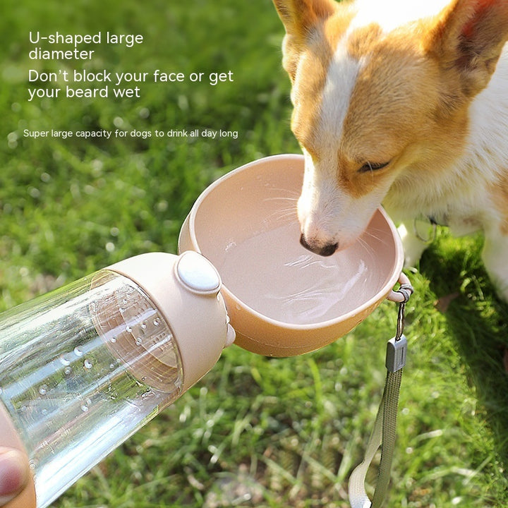 🐶 Portable Dog Water Bottle &amp; Food Dispenser – Keep Your Pet Hydrated Anywhere! 🐾💧