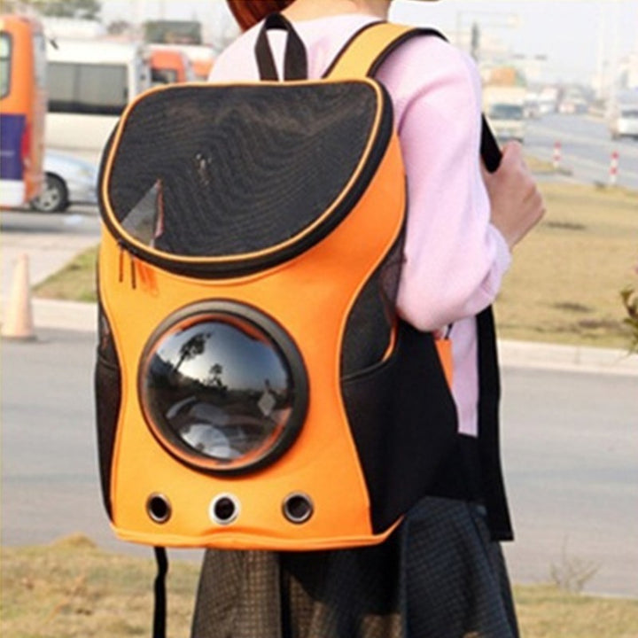 🚀 Cat &amp; Dog Astronaut Capsule Backpack – Travel in Style &amp; Comfort! 🐾