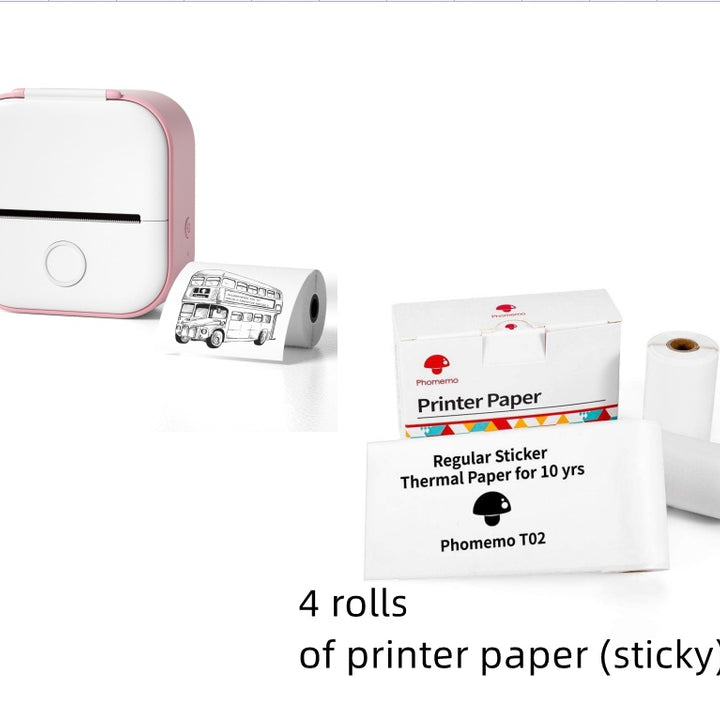 🚀 Portable Mini Thermal Label &amp; Photo Printer – The Ultimate Smart Printing Solution!