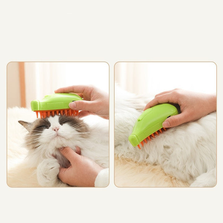 🐶🐱 3-in-1 Pet Steam Brush – The Ultimate Grooming Tool for a Healthier, Happier Pet! 🛁✨