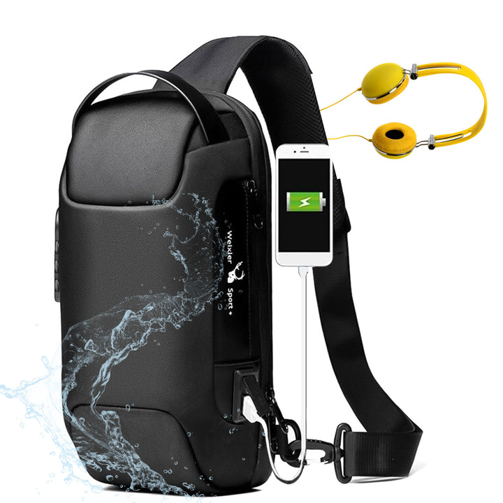 🚀 Waterproof USB Anti-Theft Crossbody Bag – The Ultimate Travel &amp; Everyday Companion!