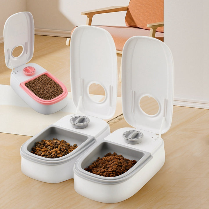 Automatic Pet Feeder &amp; Water Dispenser – Smart Feeding, Happy Pets!