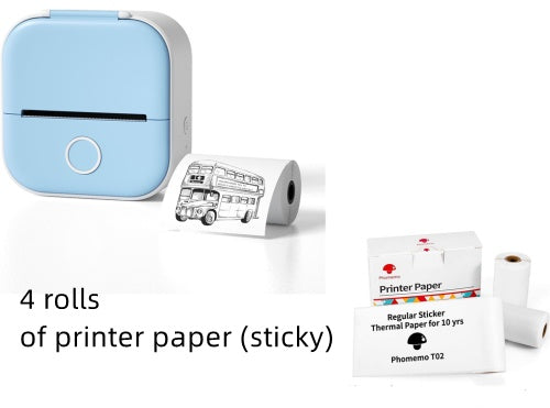 🚀 Portable Mini Thermal Label &amp; Photo Printer – The Ultimate Smart Printing Solution!