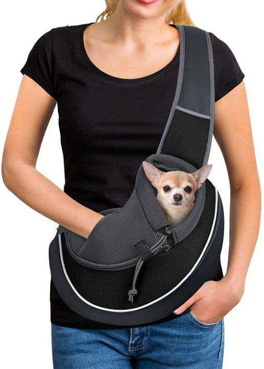 🐾 Stylish &amp; Comfortable Crossbody Pet Carrier – Perfect for On-the-Go Pet Parents! 👜🐶🐱