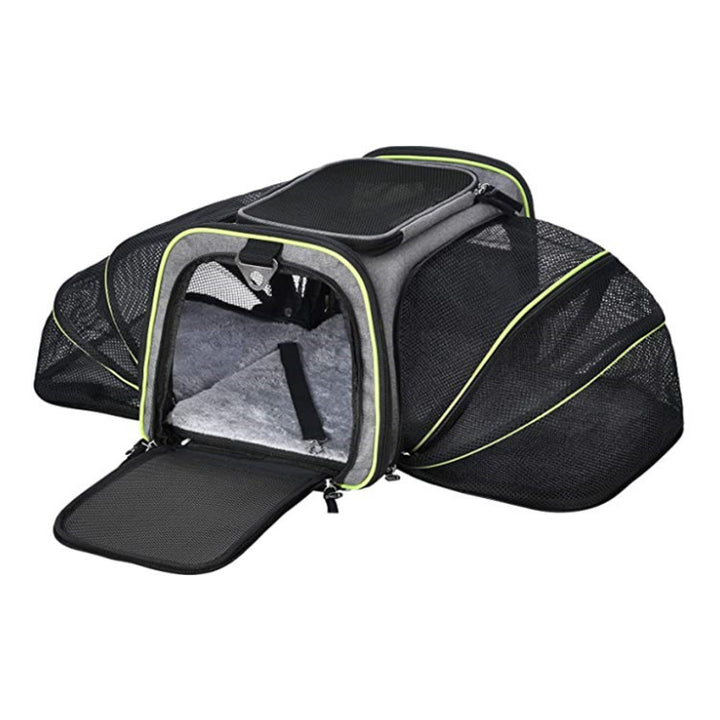 🐾 Airline-Approved Expandable Pet Carrier – Travel in Comfort &amp; Safety! ✈️