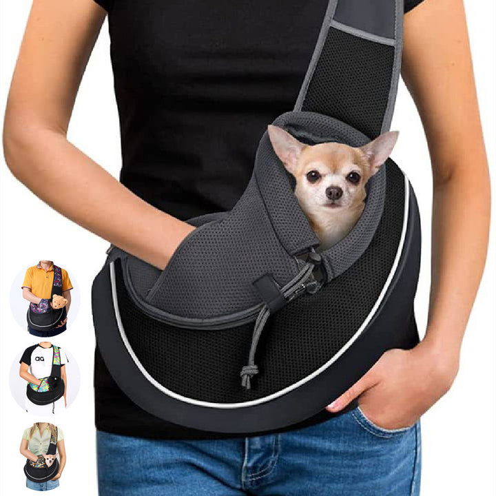 🐾 Stylish &amp; Comfortable Crossbody Pet Carrier – Perfect for On-the-Go Pet Parents! 👜🐶🐱