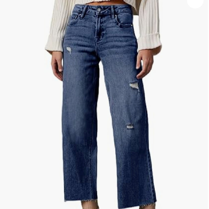 Women's High Waisted Loose Jeans