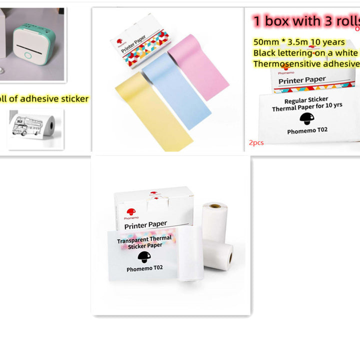 🚀 Portable Mini Thermal Label &amp; Photo Printer – The Ultimate Smart Printing Solution!