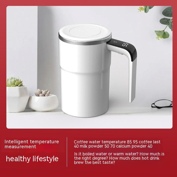 ☕ USB Rechargeable Self-Stirring Coffee Mug – Smart, Spill-Free &amp; Perfect for On-the-Go! 🚀