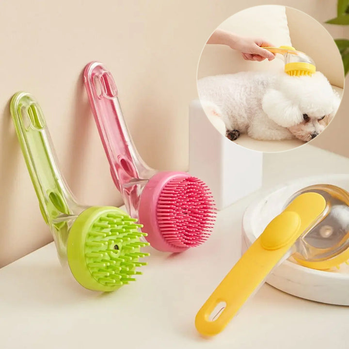 🐶🐱 The Ultimate Pet Bath &amp; Grooming Brush – Keep Your Pet Clean &amp; Happy! 🛁✨