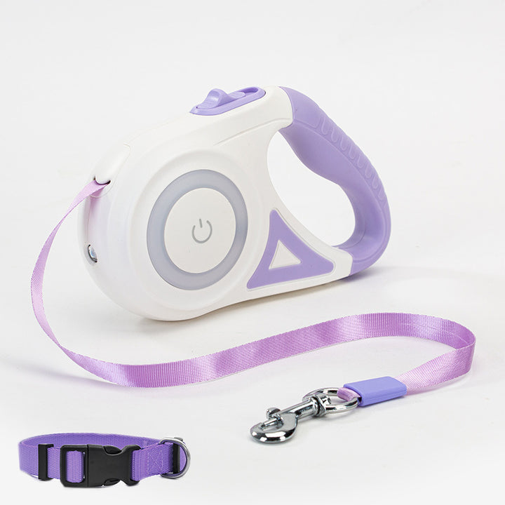 🚀 Ultimate Retractable Dog Leash with Collar – Control, Comfort &amp; Safety in One! 🐶✨