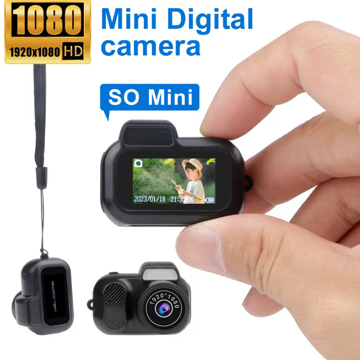 🚀 Retro Mini Camera with Screen – Ultra-Portable 1080P HD Camera for Indoor &amp; Outdoor Adventures!