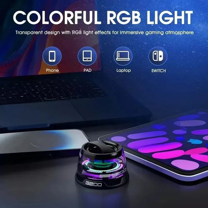 🔥 G200 RGB Bluetooth Speaker – Powerful Sound, Stunning Lights, &amp; Magnetic Magic! 🎵✨