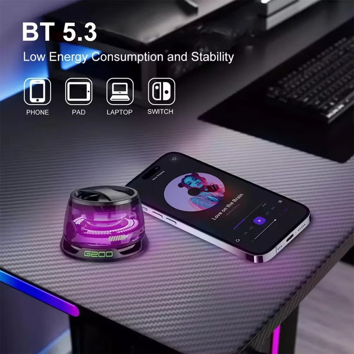 🔥 G200 RGB Bluetooth Speaker – Powerful Sound, Stunning Lights, &amp; Magnetic Magic! 🎵✨